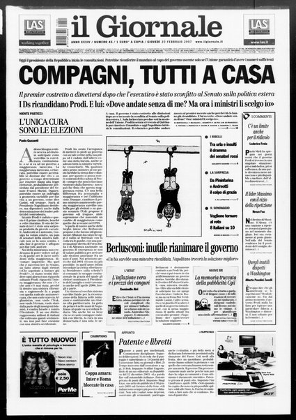 Il giornale : quotidiano del mattino